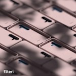 Etteri Silikonfodral för Samsung Galaxy S24 FE i ljusrosa