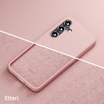 Etteri Silikonfodral för Samsung Galaxy S24 FE i ljusrosa