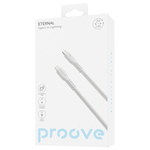 Proove-kabel Eternal USB-C – Lightning 2m 3A vit