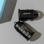 Proove Tiny Power Pro PD bil-laddare USB-C + USB-A 65W svart