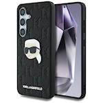 Karl Lagerfeld HC PU Monogram K. Head Pin-fodral för Samsung Galaxy S25 Plus svart