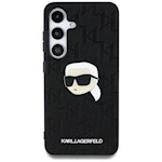 Karl Lagerfeld HC PU Monogram K. Head Pin-fodral för Samsung Galaxy S25 Plus svart