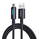 Baseus Lit Cable USB – Lightning 1m 2,4A Cosmic Black