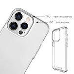 Hybrid Crystal case for iPhone 11 transparent big hole