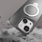 Etteri Matt Mag Ring-fodral för iPhone 12 / 12 Pro 6,1″ grå