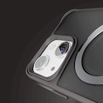 Etteri Matt Mag Ring-fodral för iPhone 12 / 12 Pro 6,1″ grå