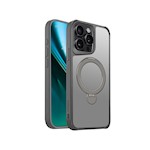 Etteri Matt Mag Ring-fodral för iPhone 15 Pro Max 6,7″ grå