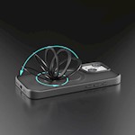 Etteri Matt Mag Ring-fodral för iPhone 13 6,1″ svart