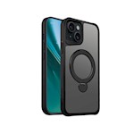 Etteri Matt Mag Ring-fodral för iPhone 15 6,1″ svart
