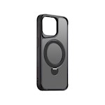 Etteri Matt Mag Ring-fodral för iPhone 15 Pro Max 6,7 tum svart