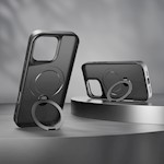 Etteri Matt Mag Ring-fodral till iPhone 16 Pro 6,3″ svart