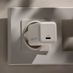 Evighets TC-08-20C GaN PD QC-laddare 1x USB-C 20W vit