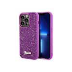 Guess Hardcase Disco Metal Script Case for iPhone 14 Pro 6.1 Fuchsia