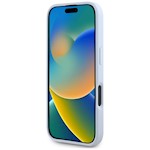 Guess Hardcase PU Grained Big 4G and Classic Logo Case for iPhone 16 6,1″ Blue