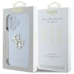 Guess Hardcase PU Grained Big 4G and Classic Logo Case for iPhone 16 6,1″ Blue