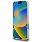 Guess Hardcase PU Grained Big 4G och Classic Logo-fodral till iPhone 16 Pro 6,3″ Blå