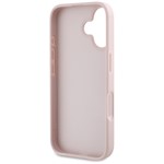 Guess Hardcase PU Grained Big 4G and Classic Logo Case for iPhone 16 6,1″ Pink