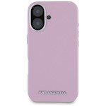 Karl Lagerfeld Hardcase MagSafe FW Saffiano Metal Logo-fodral för iPhone 16 6,1″ i rosa