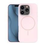 Tunt silikonfodral i ljust rosa för iPhone 14 6,1 tum