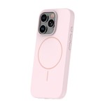 Tunt silikonfodral i ljust rosa för iPhone 14 6,1 tum