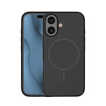 Silicone Thin Mag case for iPhone 16 Plus 6,7″ black
