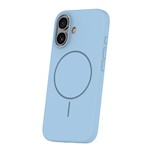 Tunn silikonfodral i ljusblått för iPhone 16 Plus 6,7-tum