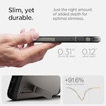 Spigen Tough Armor Mag MagSafe case for iPhone 16E Gunmetal