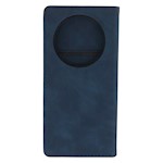Smart Suede-fodral för Xiaomi Redmi 14C 4G / 14C 5G / Redmi A4 / POCO C75 i marinblå