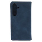 Smart Suede-fodral för Samsung Galaxy S25 marinblå