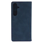 Smart Suede-fodral för Samsung Galaxy S25 Plus i marinblå