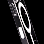 Anti Shock 1,5 mm Mag-fodral för iPhone 16 6,1" transparent med stort hål + knapp