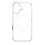 Anti Shock 1,5 mm Mag-fodral för iPhone 16 6,1" transparent med stort hål + knapp