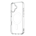 Anti Shock 1,5 mm Mag-fodral för iPhone 16 6,1" transparent med stort hål + knapp