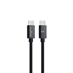 Maxlife MXUC-12 sladd USB-C – USB-C 2,0 m 60W svart