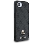 Guess HC MagSafe PU 4G Small 4G and Classic case for iPhone 16e Black