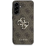Guess HC 4G PU Big Logo Case for Samsung Galaxy A36 Brown