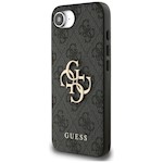 Guess HC 4G PU Big Logo Case for iPhone 16e Black