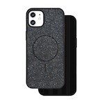 Glittertunn Mag-fodral för iPhone 12 / 12 Pro 6,1″ svart