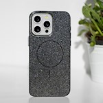 Glittertunn Mag-fodral för iPhone 12 / 12 Pro 6,1″ svart