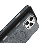 Glittertunn Mag-fodral för iPhone 12 / 12 Pro 6,1″ svart