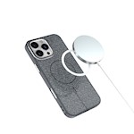 Glittertunn Mag-fodral för iPhone 12 / 12 Pro 6,1″ svart