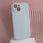 Silikonfodral för iPhone 16e i babyblå