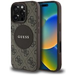 Gissa HC MagSafe PU 4G Circle med Classic Logo-fodral för iPhone 16 Pro Brun