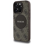 Gissa HC MagSafe PU 4G Circle med Classic Logo-fodral för iPhone 16 Pro Brun