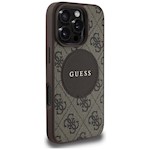 Gissa HC MagSafe PU 4G Circle med Classic Logo-fodral för iPhone 16 Pro Brun