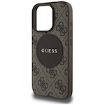 Gissa HC MagSafe PU 4G Circle med Classic Logo-fodral för iPhone 16 Pro Brun