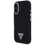 Gissa HC MagSafe FW Denim Triangel Logga Fodral för iPhone 16 Svart
