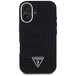 Gissa HC MagSafe FW Denim Triangel Logga Fodral för iPhone 16 Svart