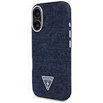 Gissa HC MagSafe FW Denim Triangel-logo-fodral för iPhone 16 Blå