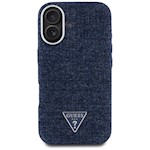 Gissa HC MagSafe FW Denim Triangel-logo-fodral för iPhone 16 Blå